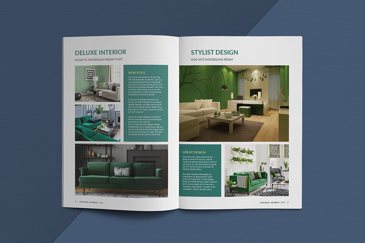 Interior Catalogue FREE Template - view 6