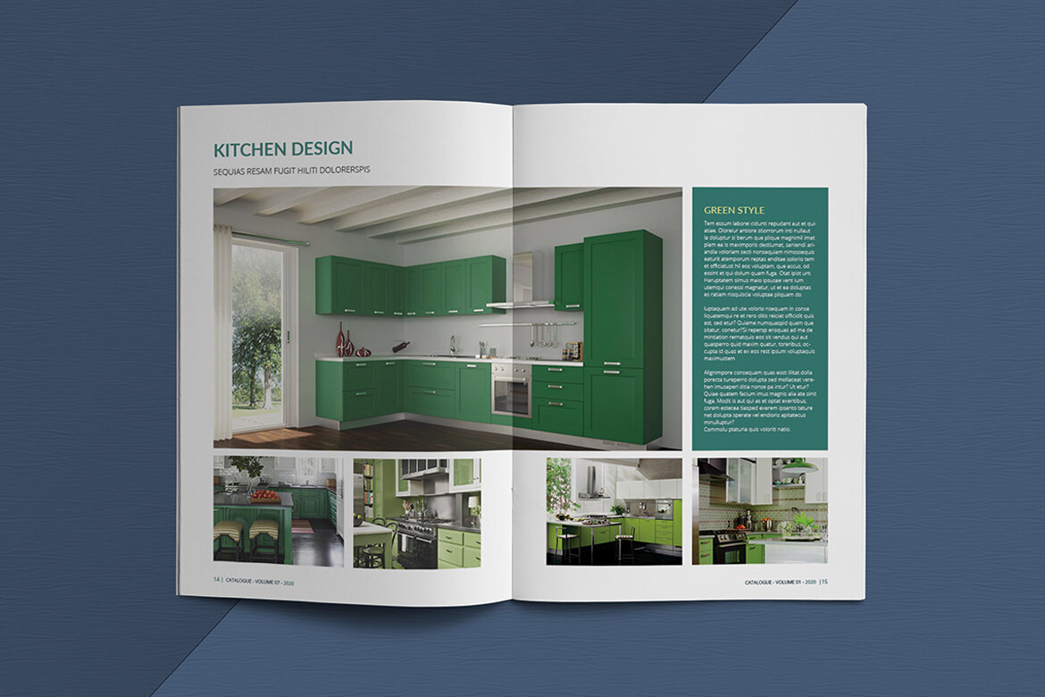 Interior Catalogue FREE Template - view 12