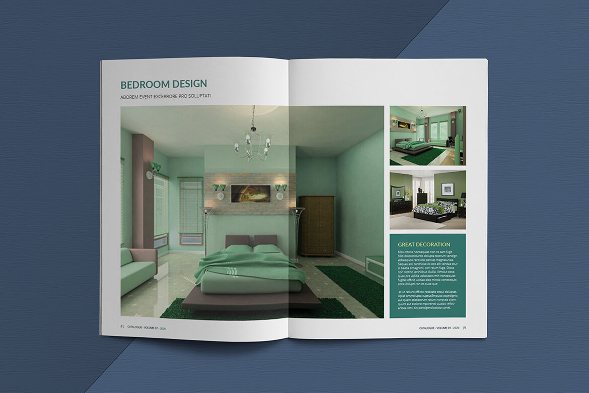 Interior Catalogue FREE Template - view 9