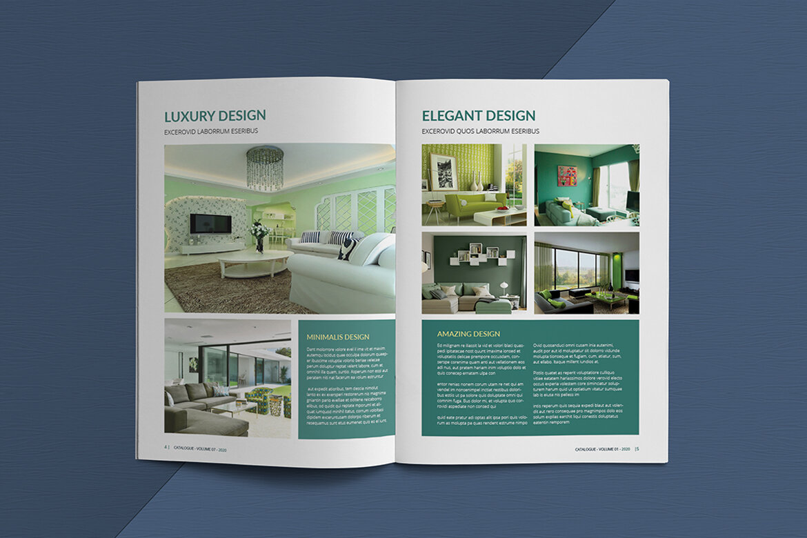 Interior Catalogue FREE Template - view 5