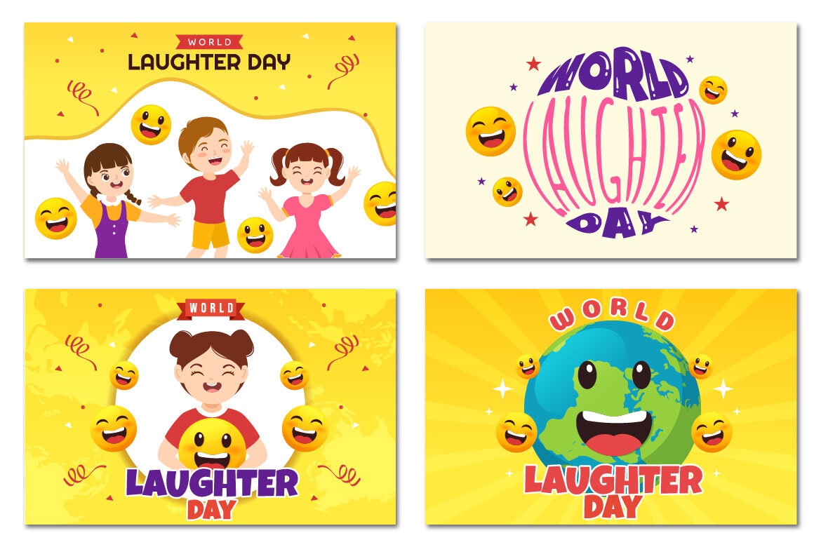 15 World Laughter Day FREE Illustrations - view 4