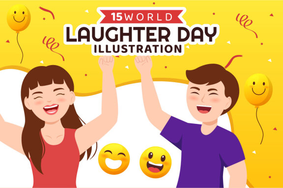 15 World Laughter Day FREE Illustrations