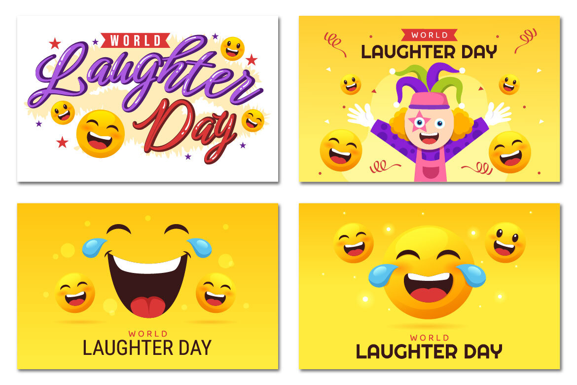 15 World Laughter Day FREE Illustrations - view 3