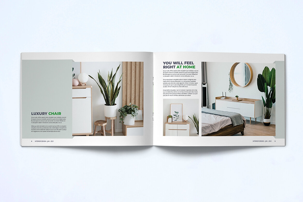 Interior Catalogue FREE Template - view 5