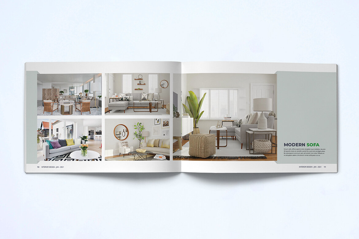 Interior Catalogue FREE Template - view 8