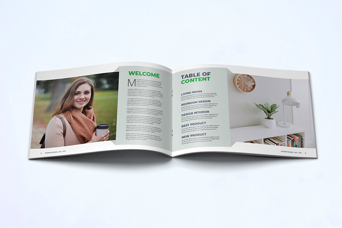 Interior Catalogue FREE Template - view 4