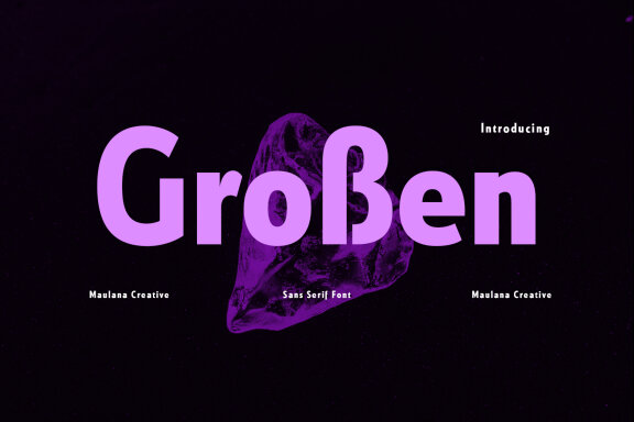 Grossen FREE Display Sans Font