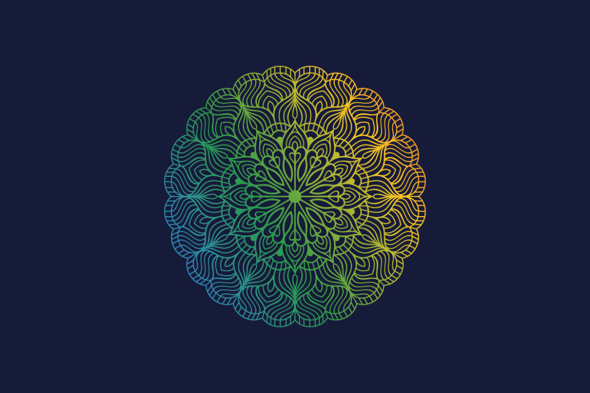 FREE Mandala Illustration on doodle style-10 - view 2