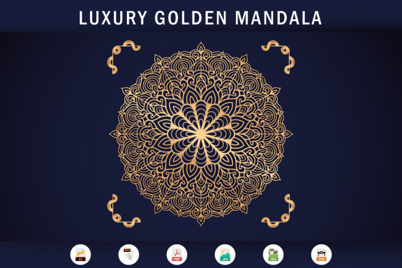 FREE Mandala Arabesque Pattern Arabic Islamic east style-07