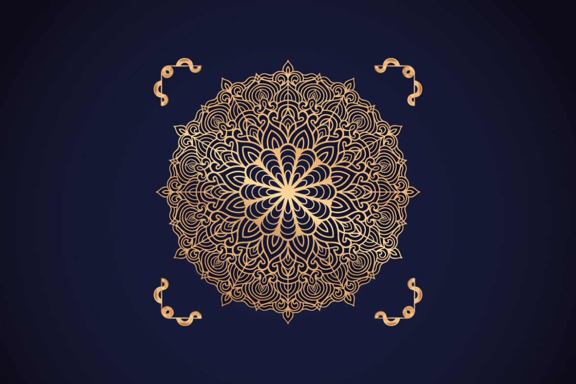 FREE Mandala Arabesque Pattern Arabic Islamic east style-07 alternate