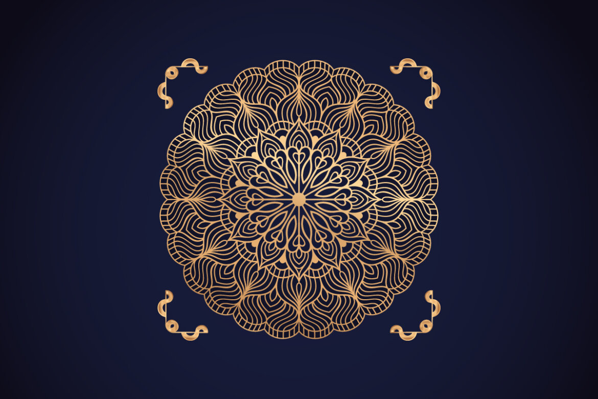 FREE Mandala Arabesque Pattern Arabic Islamic east style-10 alternate