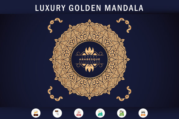 FREE Mandala Arabesque Pattern Arabic Islamic east style-17