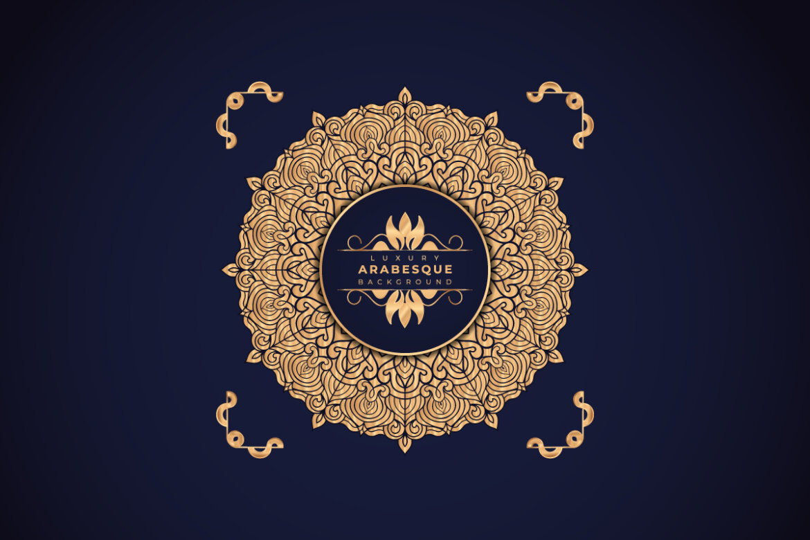 FREE Mandala Arabesque Pattern Arabic Islamic east style-17 alternate