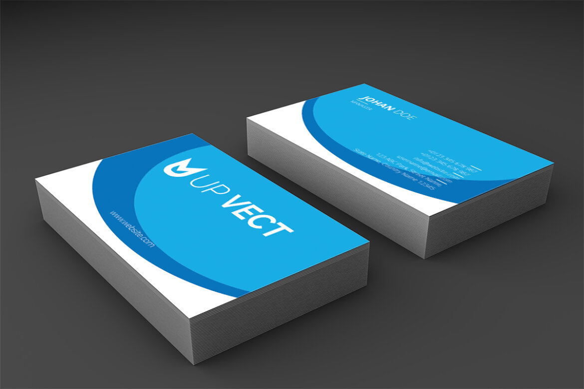 FREE Corporate Business Card Template-02 - view 3
