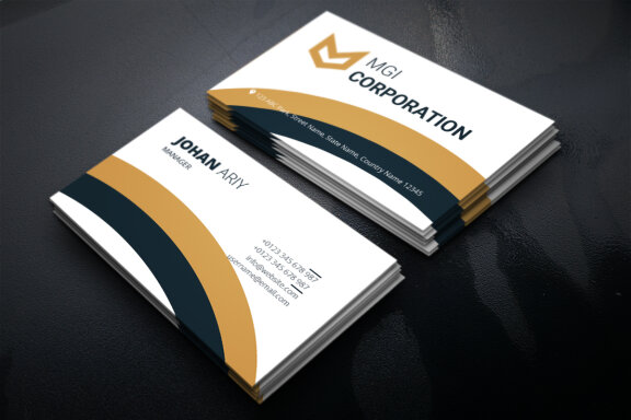 FREE Corporate Business Card Template-04