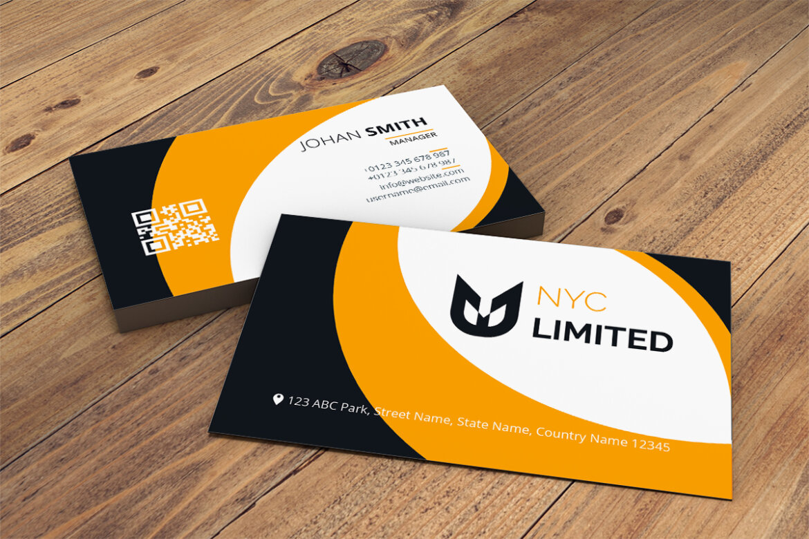 FREE Corporate Business Card Template-05 - view 4