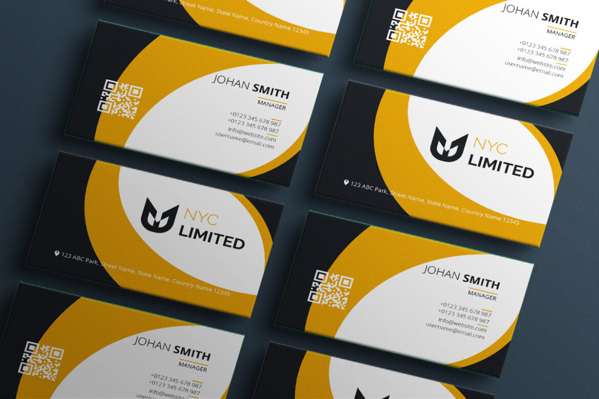 FREE Corporate Business Card Template-05 - view 5
