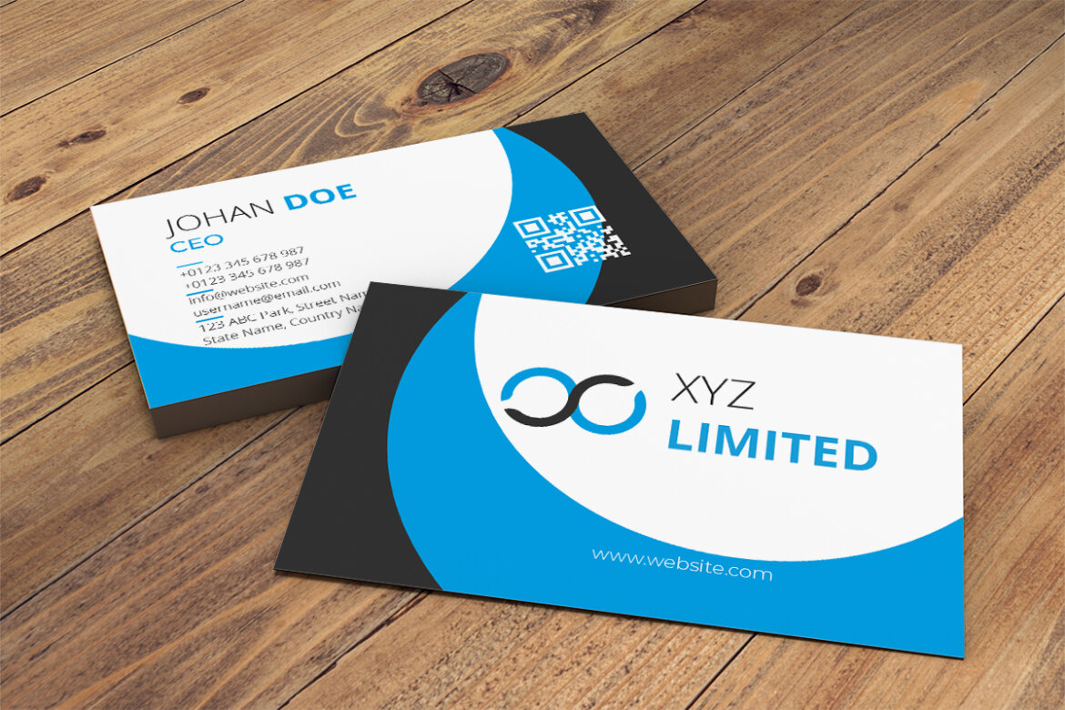 FREE Corporate Business Card Template-06 - view 4