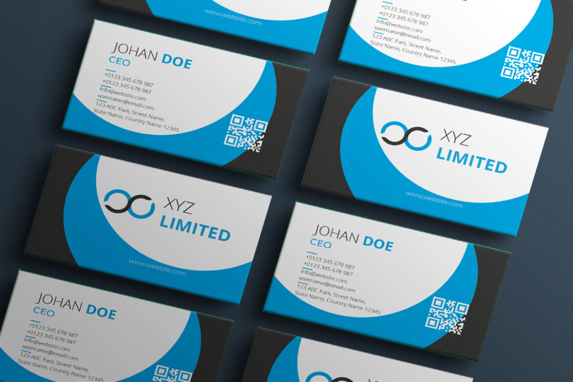 FREE Corporate Business Card Template-06 - view 5