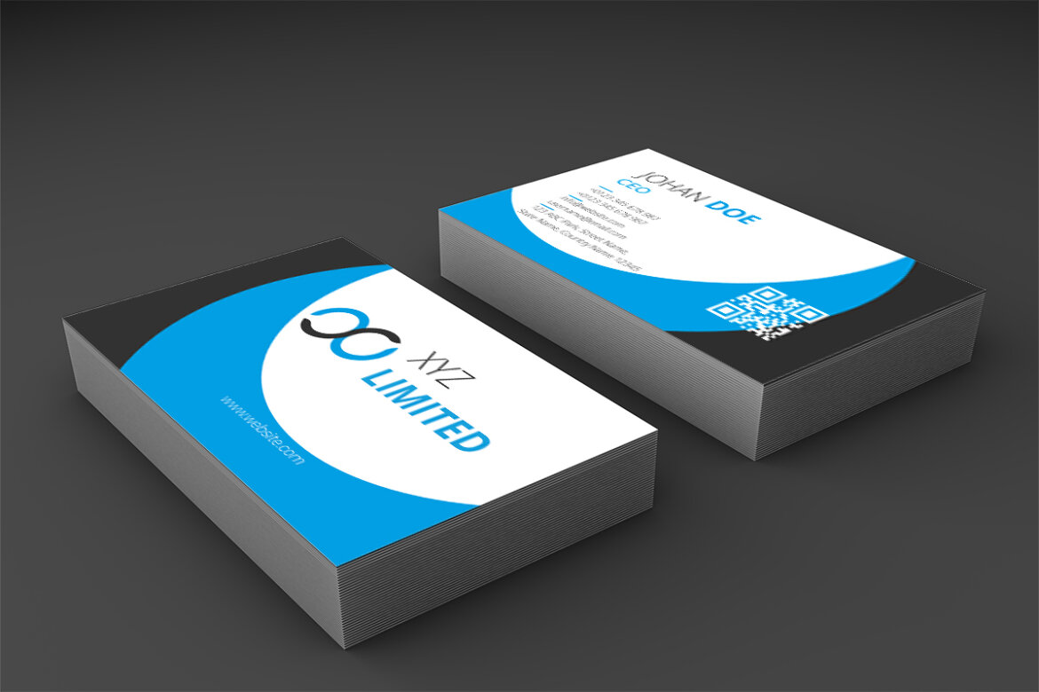 FREE Corporate Business Card Template-06 - view 3