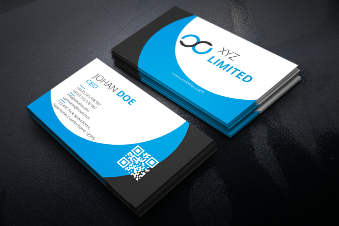 FREE Corporate Business Card Template-06 alternate