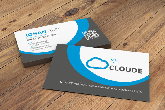 FREE Corporate Business Card Template-07