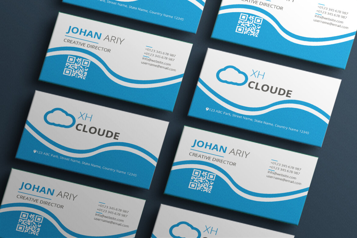 FREE Corporate Business Card Template-17 - view 5