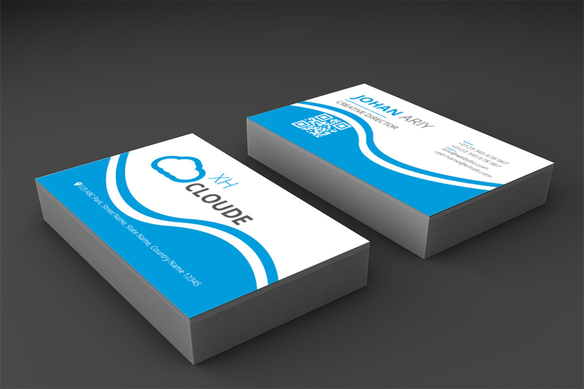 FREE Corporate Business Card Template-17 - view 3