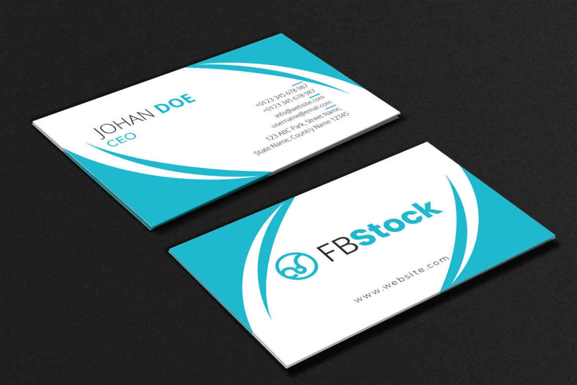 FREE Corporate Business Card Template-25 alt