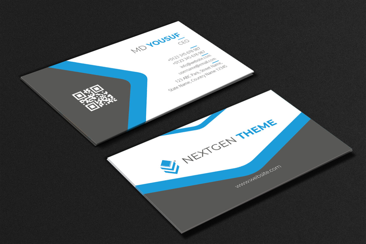 FREE Corporate Business Card Template-01 alt