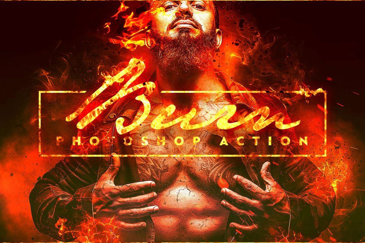 Burn Photoshop Action CS3+ - view 5