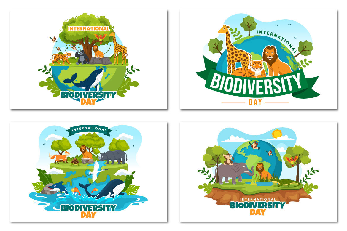15 World Biodiversity Day FREE Illustrations alternate