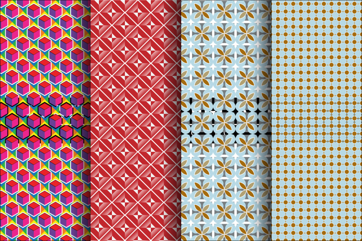 FREE Seamless Geometric Patterns and Digital Paper-03 alternate