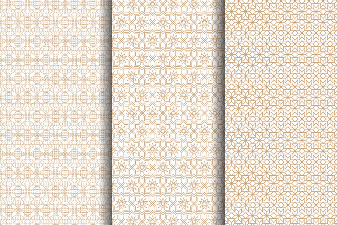 FREE Islamic Style Seamless Patterns Set-05 alternate