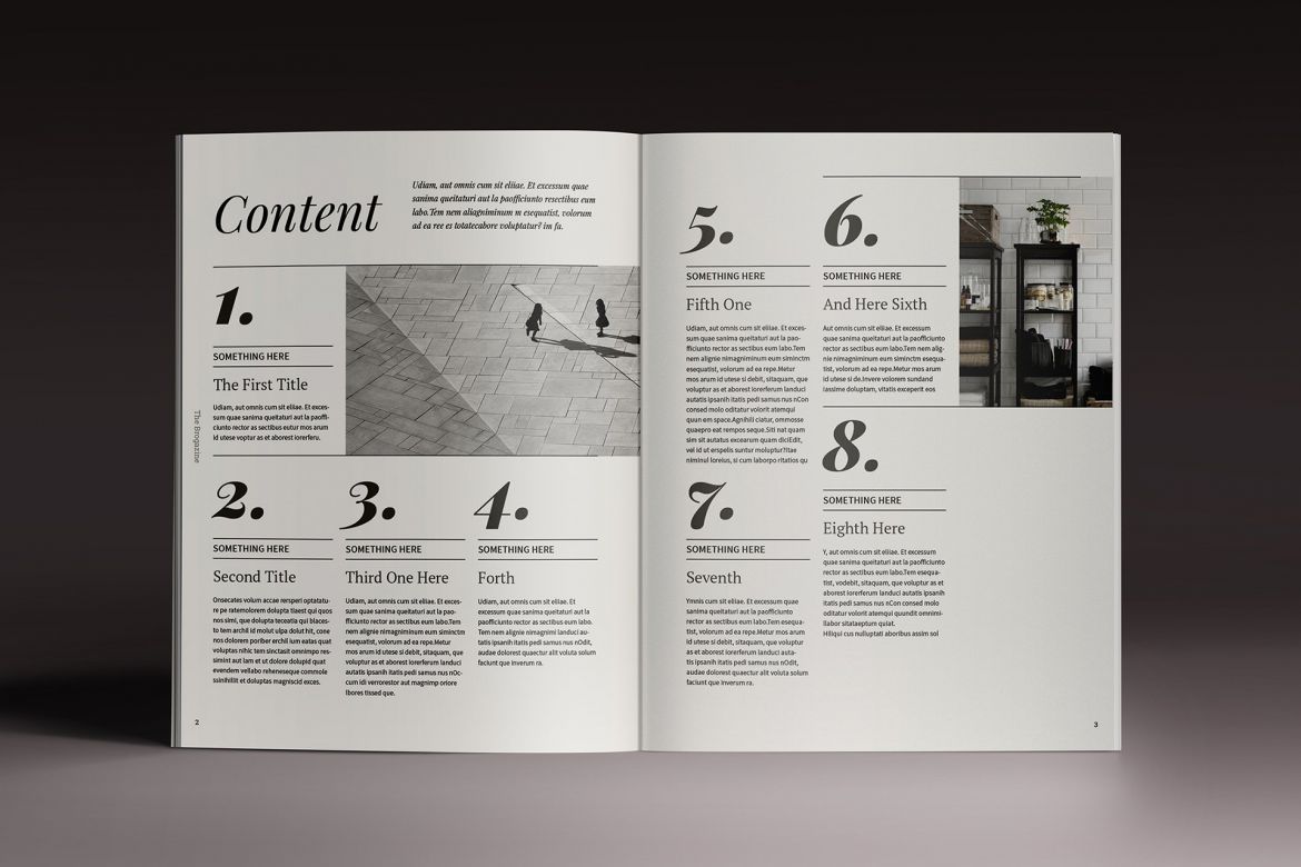 Brogazine Indesign Template alternate