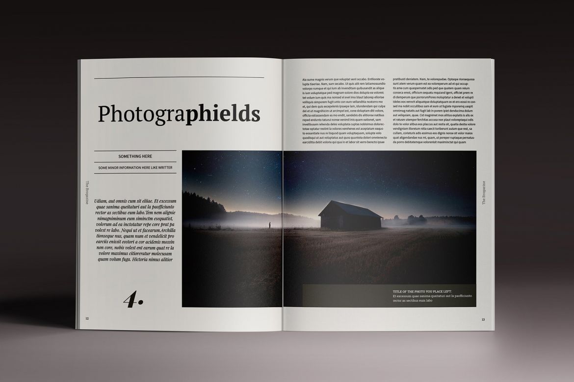 Brogazine Indesign Template - view 4