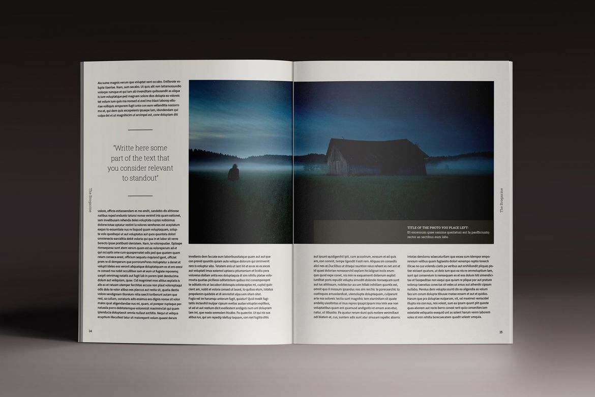 Brogazine Indesign Template - view 7