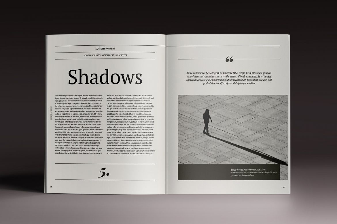 Brogazine Indesign Template - view 8