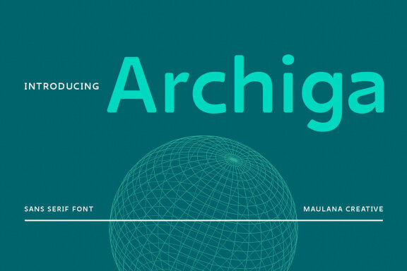 Archiga FREE Sans Serif Font