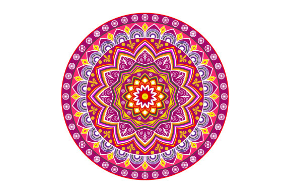 FREE Mandala Illustration on doodle style-02