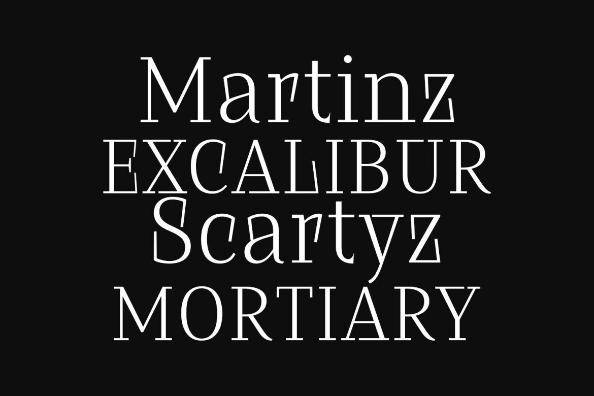 Sarscy FREE Serif Font - view 3