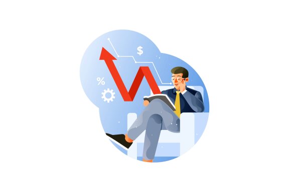 Entrepreneurs read the data to increase profits - Free illustration
