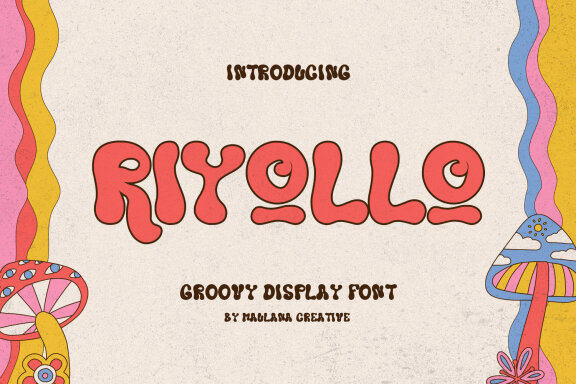 Riyollo Groovy Decorative FREE Font
