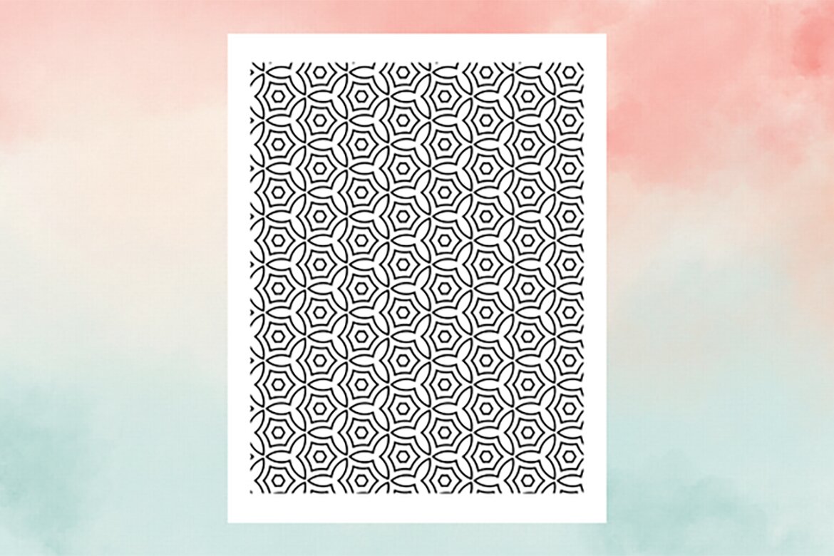 KDP Geometric pattern coloring pages Volume –17 alternate