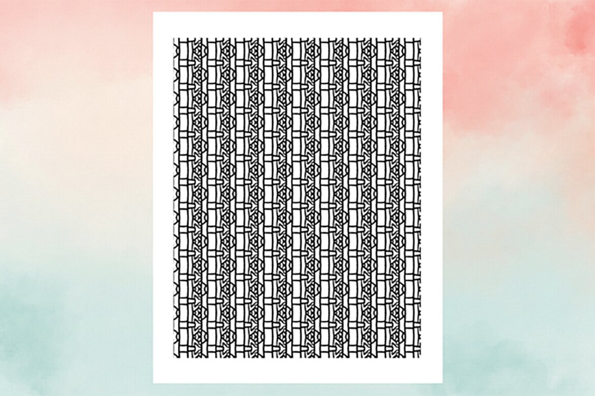 KDP Geometric pattern coloring pages Volume –27 alt