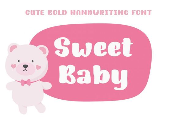 Sweet Baby - Bold Handwriting Font