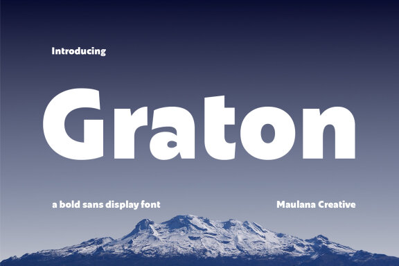 Graton Bold Sans FREE Font