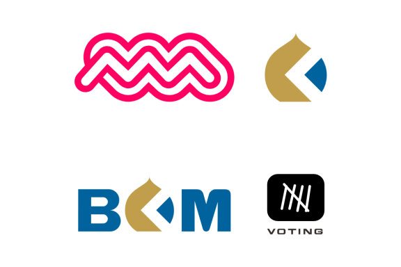 Voting Love wave Dome - Free Logo Shapes