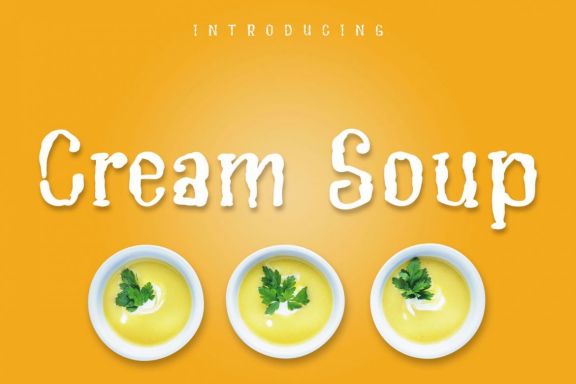 Cream Soup - Sauce Made Font
