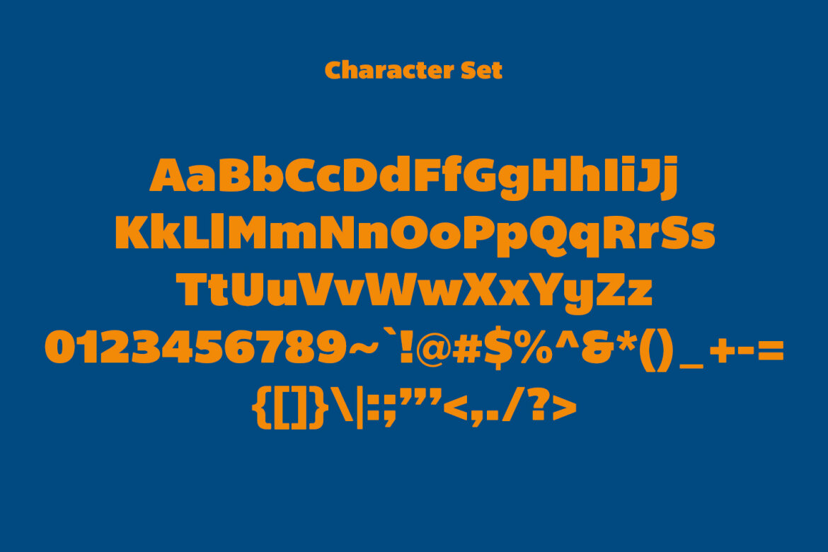 Gloy Display Sans FREE Font - view 6